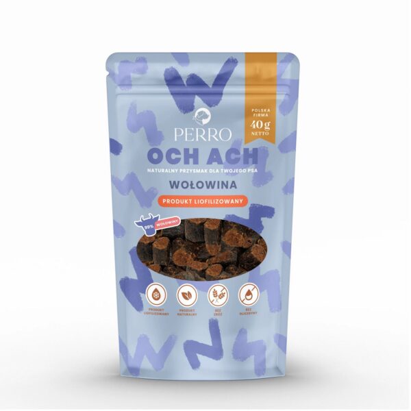 OCH ACH Wołowina Przysmaki liofilizowane 40g Perro