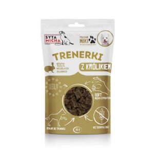 Syta Micha - Trenerki z królikiem dla psa 80g