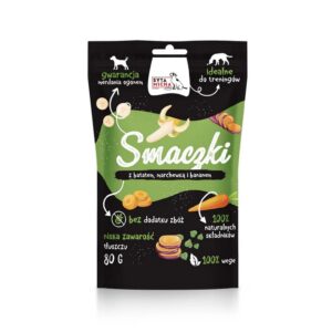 Syta Micha - Smaczki dla psa z batatem, marchewką i bananem [WEGE]