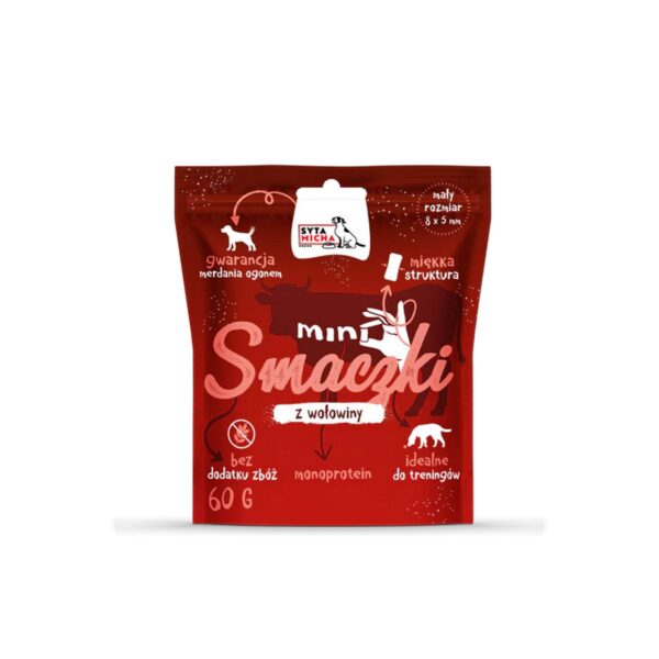 Syta Micha - Mini smaczki dla psa z wołowiną 60g