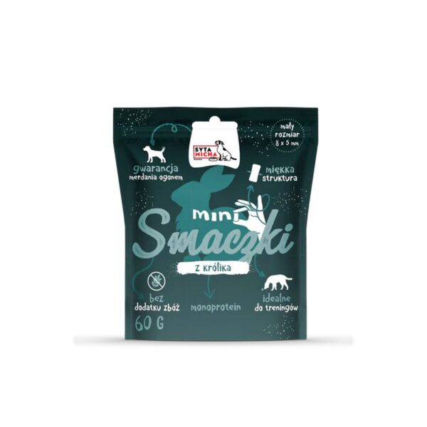 Syta Micha - Mini smaczki dla psa z królikiem 60g