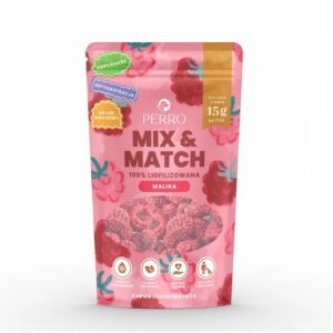 Perro - MIX & MATCH  Malina Przysmaki liofilizowane 15g
