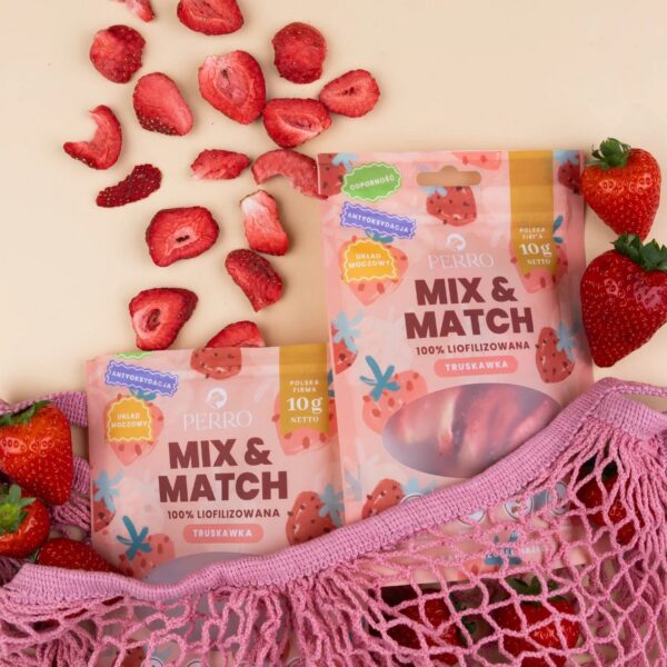 Perro - MIX & MATCH   Truskawka Przysmaki liofilizowane 10g - obrazek 3