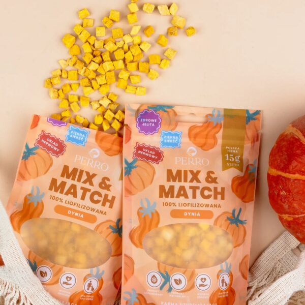 Perro - MIX & MATCH Dynia Przysmaki liofilizowane 15g - obrazek 2