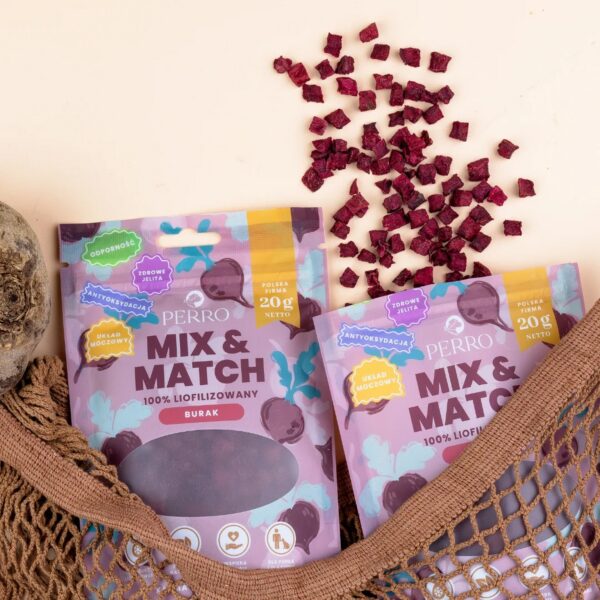 Perro - MIX & MATCH Burak Przysmaki liofilizowane 20g - obrazek 3