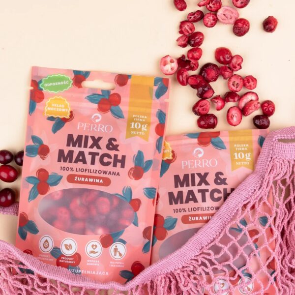 Perro - MIX & MATCH  Żurawina Przysmaki liofilizowane 10g - obrazek 3