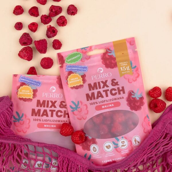 Perro - MIX & MATCH  Malina Przysmaki liofilizowane 15g - obrazek 3