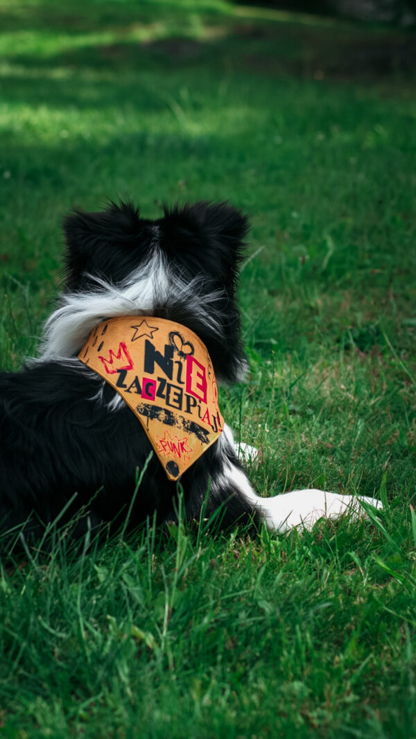 Bandana Wiązana - NIE ZACZEPIAJ - obrazek 2