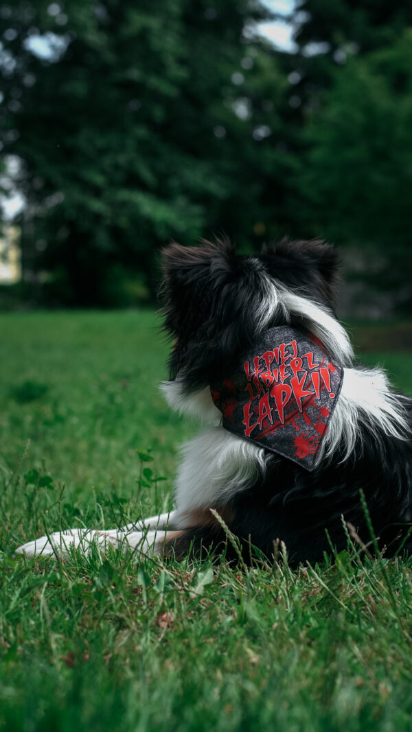 Bandana Wiązana - LEPIEJ ZABIERZ ŁAPKI - obrazek 2