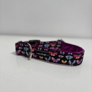 Zatrzask 3cm regulacja 35-48cm, motylki, podszycie welur
