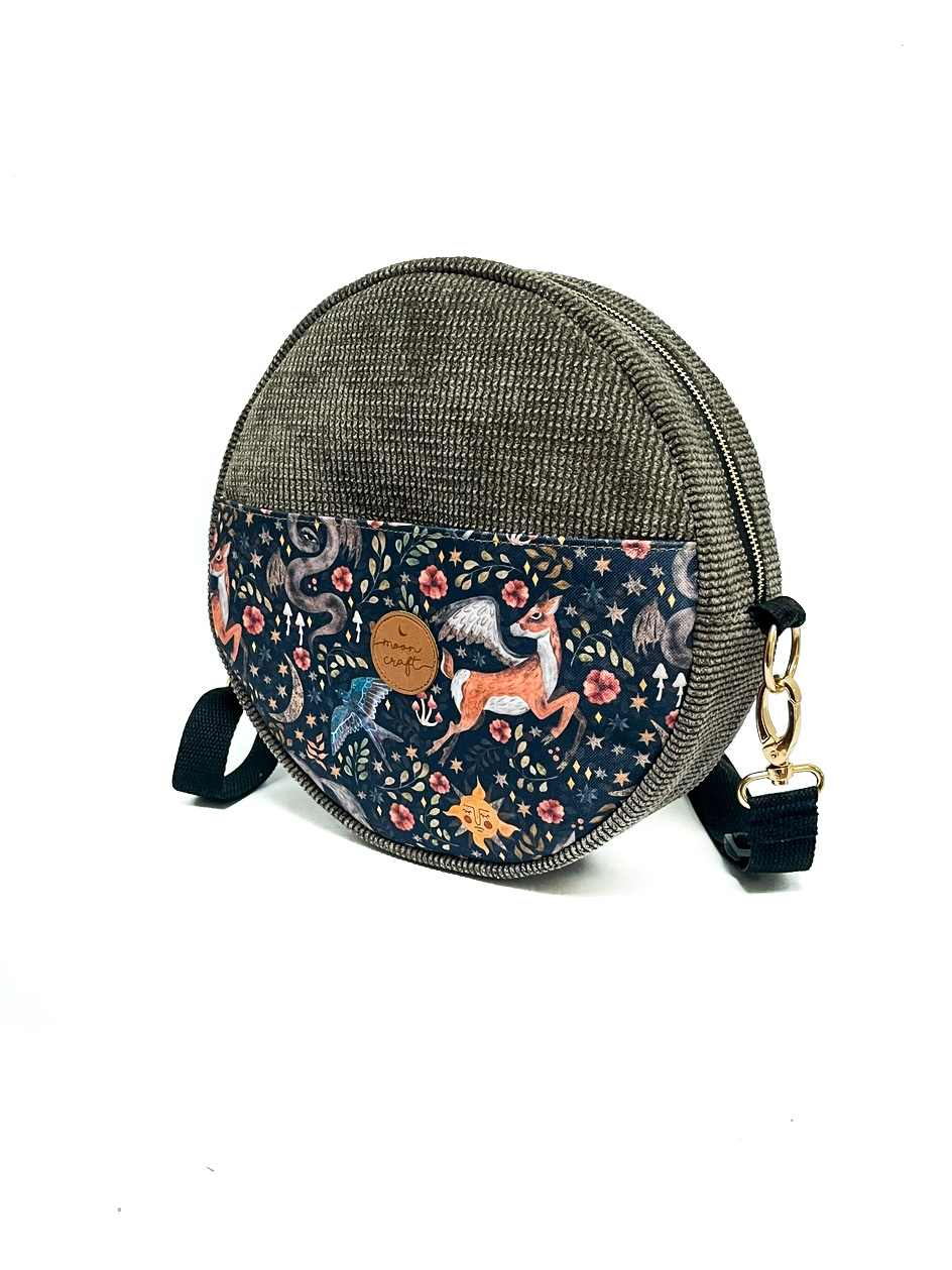 Torebka Jupiter - Welur + Dark Fairytale - obrazek 3