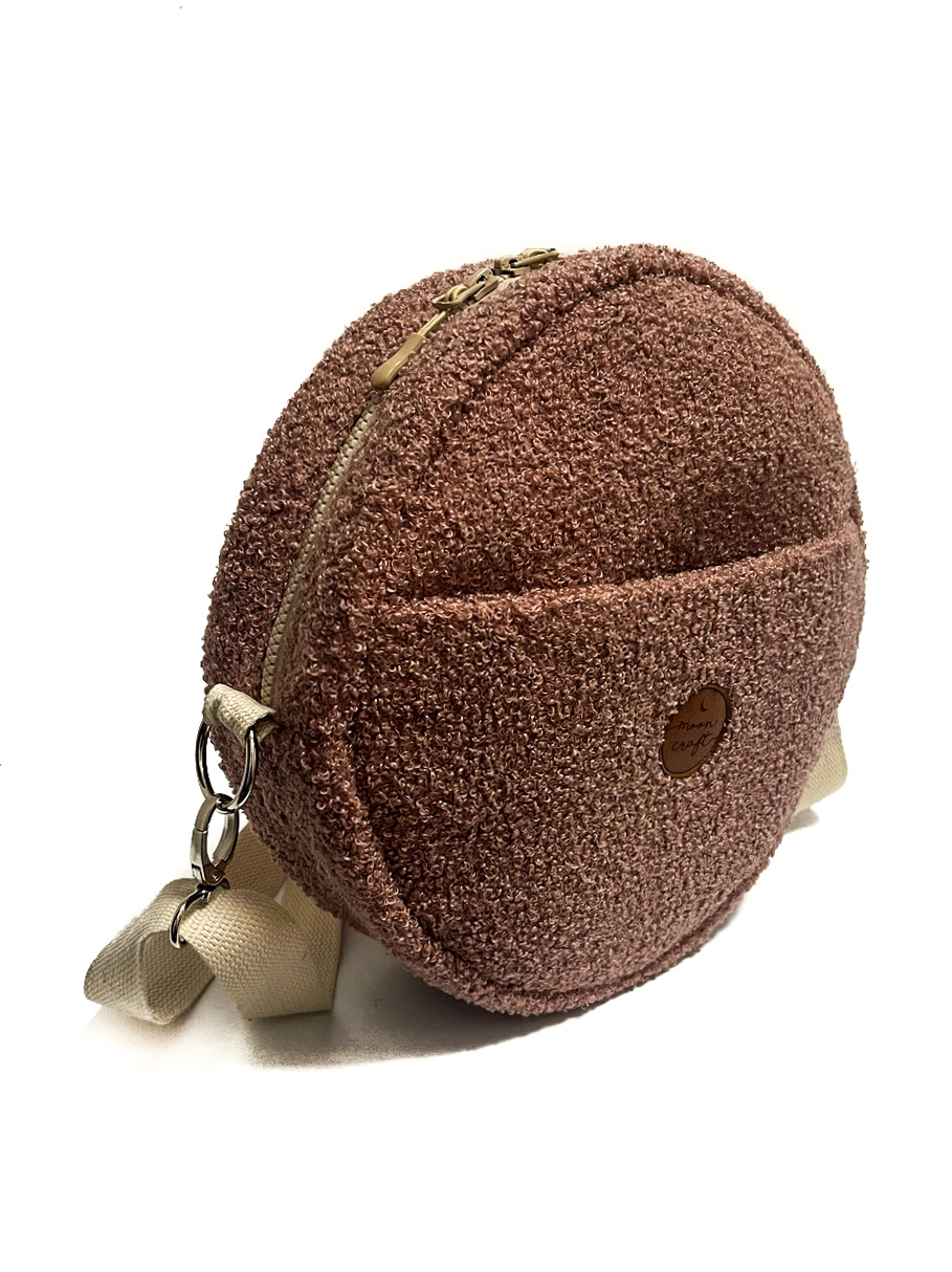 Torebka Jupiter - Boucle różowa - obrazek 2