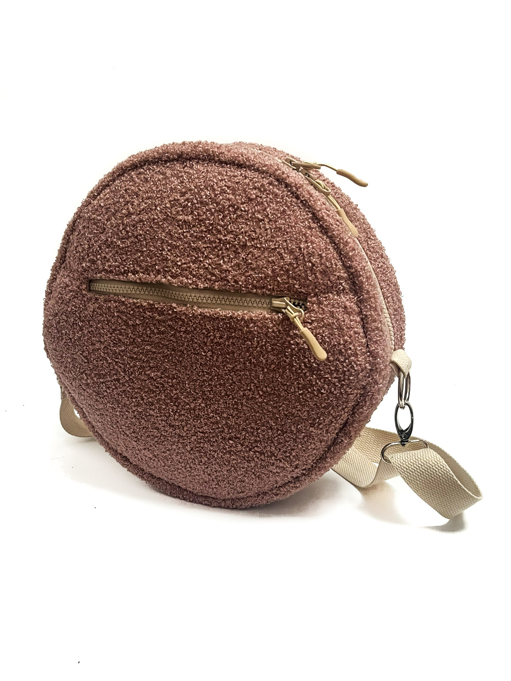 Torebka Jupiter - Boucle różowa - obrazek 3