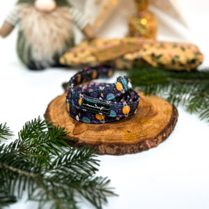 Smycz Miejska 180cm - szerokość 2 cm, Planetki