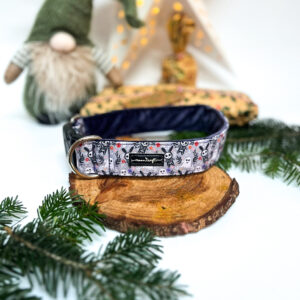 Zatrzask 4cm regulacja 39-57cm, Skeletones, podszycie welur