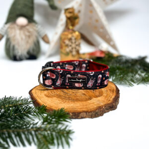 Zatrzask 4cm regulacja 35-45cm, Renifery, podszycie welur