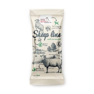 syta micha sheep line kość do żucia owca w skórze łososia z jeżyną 12cm (kopia)